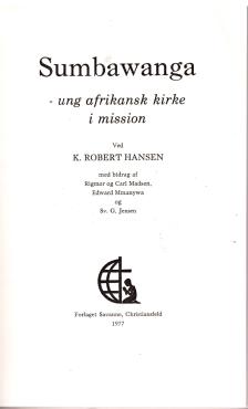 Sumbawanga - ung afrikansk kirke i mission
