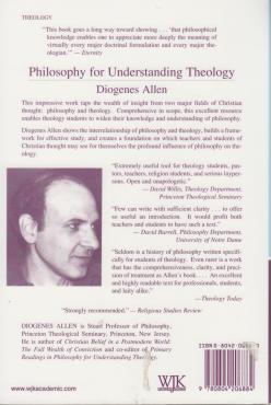 Philosophy for Understanding Theology