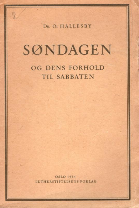 Søndagen og dens forhold til sabbaten