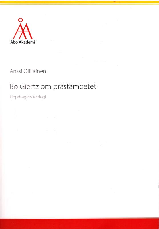 Bo Giertz om prästämbetet (som ny bog)