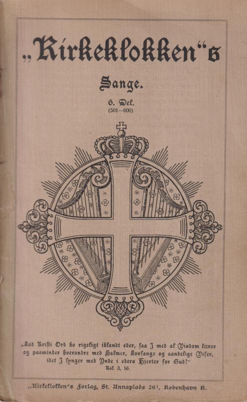 Kirkeklokkens sange 6. del. Nr. 501 - 600, men noder