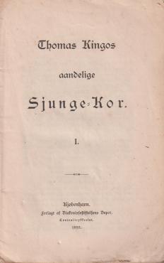 Åndelige sange - Aandelige sange I-II (Sjungekor I-II) 1893