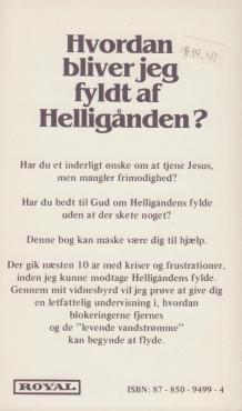 Hvordan bliver jeg fyldt af Helligånden?
