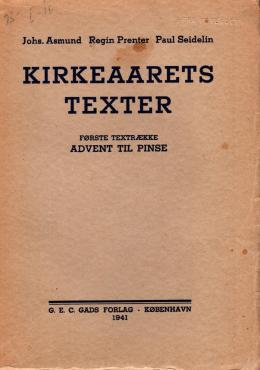 Kirkeaarets texter, første textrække