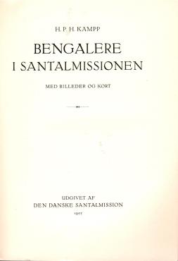 Bengalere i Santalmissionen