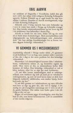 Vi gemmer os i missionshuset