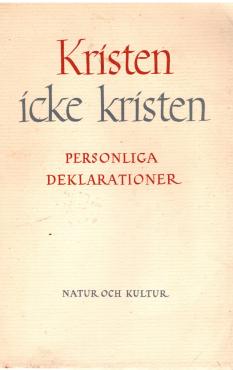 Kristen icke kristen