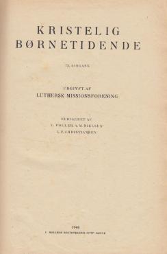 Kristelig Børnetidende