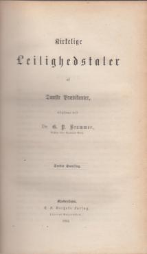 Kirkelige lejlighedstaler (1864) ¤
