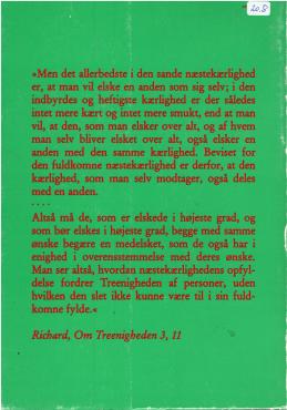 Om treenigheden