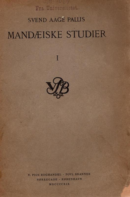 Mandæiske studier I