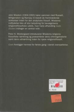 John Wisdoms Guder (som ny)