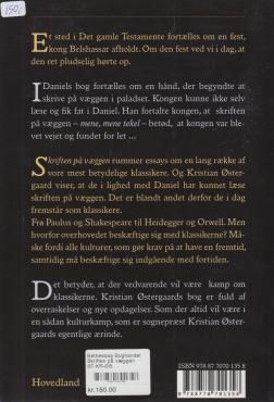 Skriften på væggen (som ny)