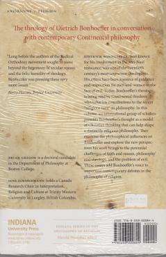 Bonhoeffer and Continental Thought (som ny)