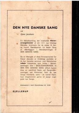 Melodisamling til Den Danske Sang og Min Egen Sangbog