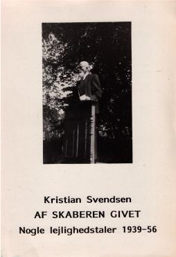 Af Skaberen givet : nogle lejlighedstaler 1939-56
