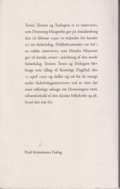 Tronen, Troen og Teologien