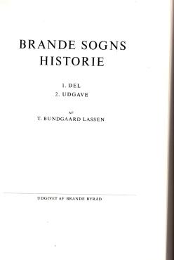 Brande Sogns historie (Bind 1-2)