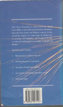 New Testament Good News Bible