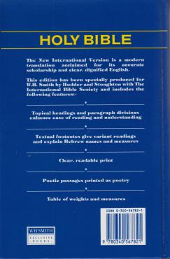Holy Bible: New International Version (som ny)