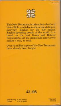 New Testament: Good News Edition