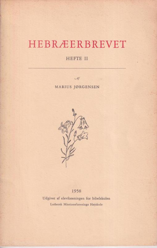 Hebræerbrevet Hefte II