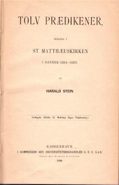 Tolv prædikener, 1886