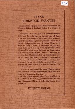 Tyske kirkedokumenter