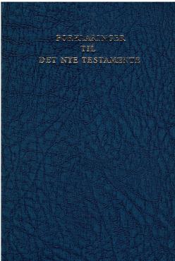 Forklaringer til Det Nye Testamente