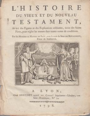 L`historie du vieux et du nouveau testament (Historien om det gamle og det nye testamente) 1798