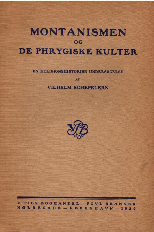 Montanismen og de Phrygiske kulter