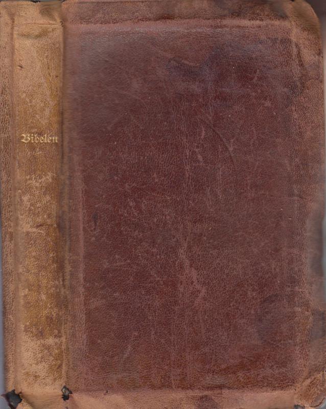 Bibelen (1931/48) sideregister, guldsnit og overfald
