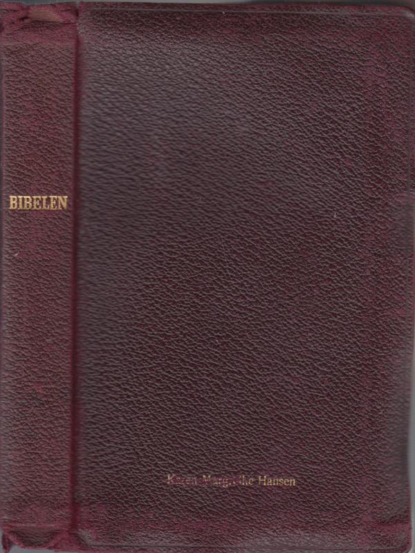 Bibelen, 1938 med overfald og guldsnit