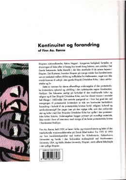 Kontinuitet og forandring