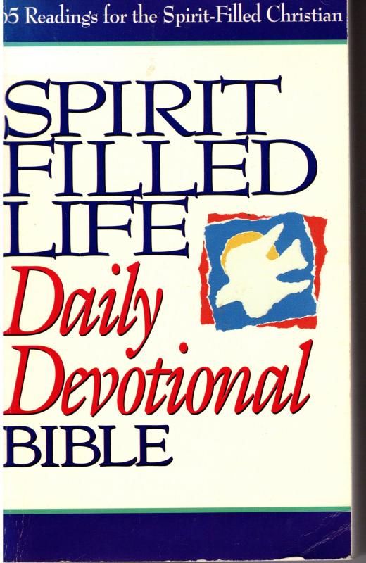 Spirit Filled Life Daily Devotional Bible