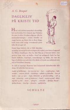 Dagligliv på Kristi Tid. (pb)