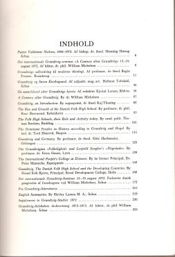 Grundtvig Studier 1973