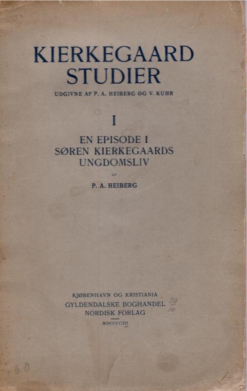 Kierkegaard Studier 1