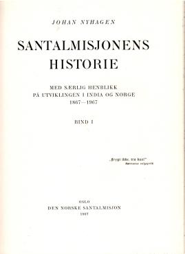 Santalmisjonens historie (Bind 1 og Bind 2)