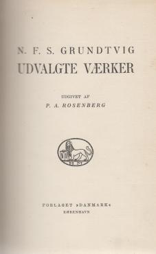 N.F.S. Grundtvigs udvalgte værker (bind 1-8)