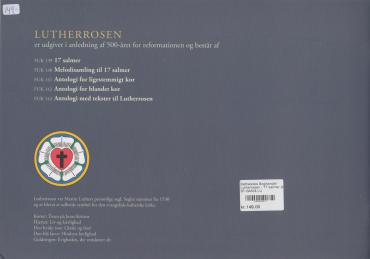 Lutherrosen 17 salmer melodisamling (ny bog)