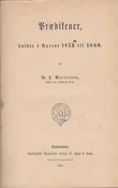 Prædikener, 1880