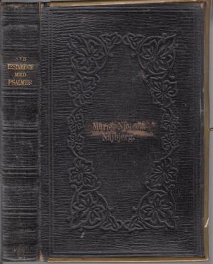 Vor Herres og frelsers Jesu Christi nye testament med Davids psalmer (1874) ¤