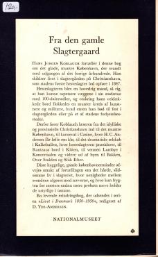 Fra den gamle Slagtergaard (serien Livet i Danmark 1850-1950)