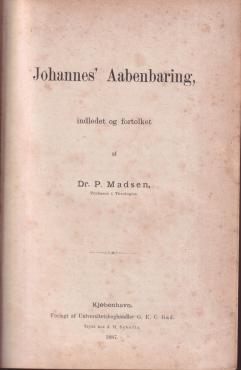 Johannes´ Aabenbaring, indledet og fortolket (1887) ¤