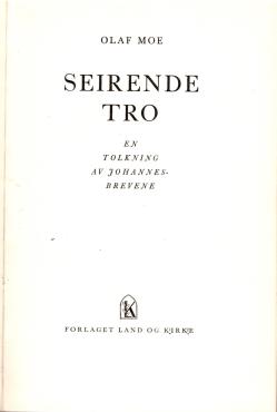 Seirende tro