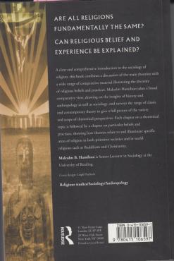 The Sociology of Religion: Theoretical and Comparative Perspectives (Ny Bog)