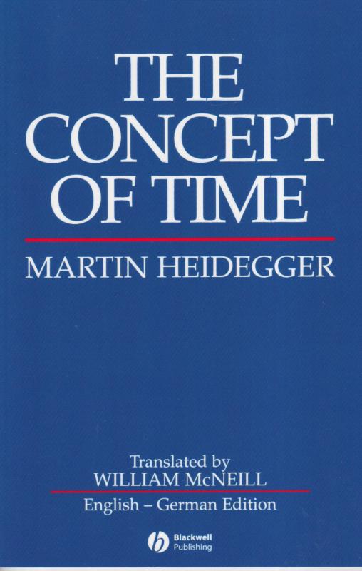The Concept of Time (Ny bog)