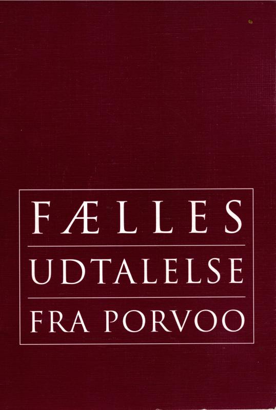 Fælles udtalelse fra Porvoo