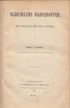 Oldkirkens nadveroffer